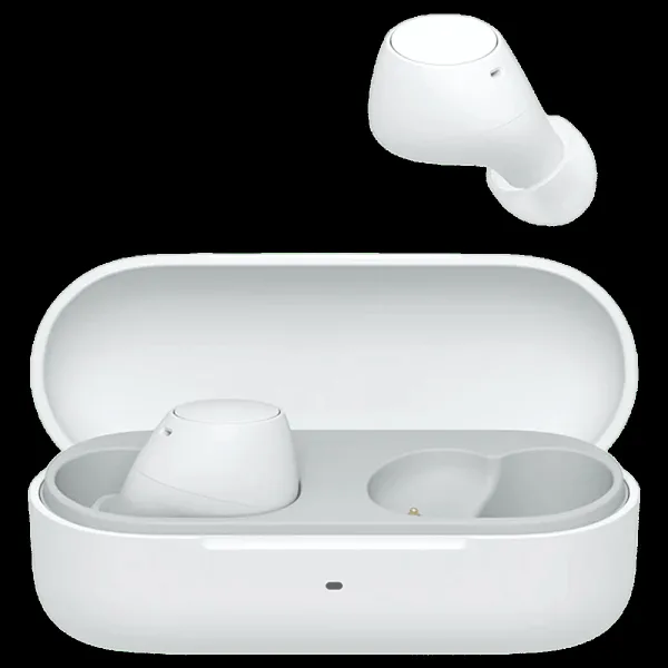 SONY WF-C510 TWS Earbuds (IPX4 Waterproof, Siri & Google Voice Assistant, White)