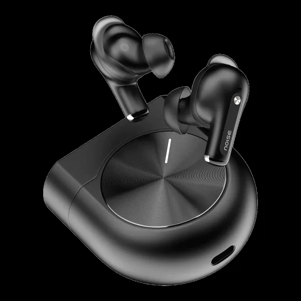 Noise Master Buds 2 TWS Earbuds with Adaptive Active Noise Cancellation (IPX5 Water Resistant, 360° Spatial Audio, Carbon)