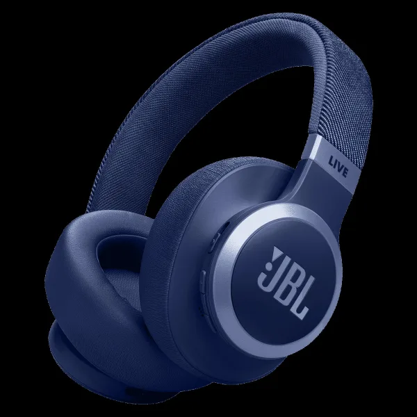 JBL LIVE 770NC Bluetooth Headphone with Mic (Upto 65 Hours Playback, Over Ear, Blue)