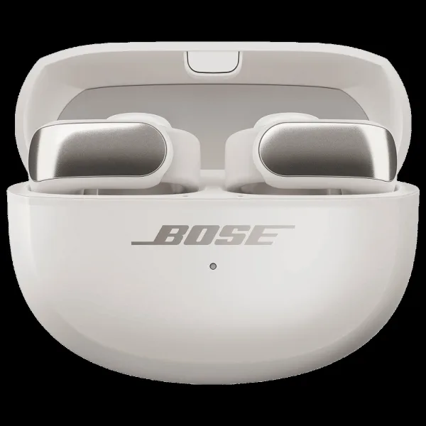 BOSE Ultra Open TWS Earbuds (IPX4 Water and Sweat Resistant, Upto 7.5 Hours Playback, White Smoke)