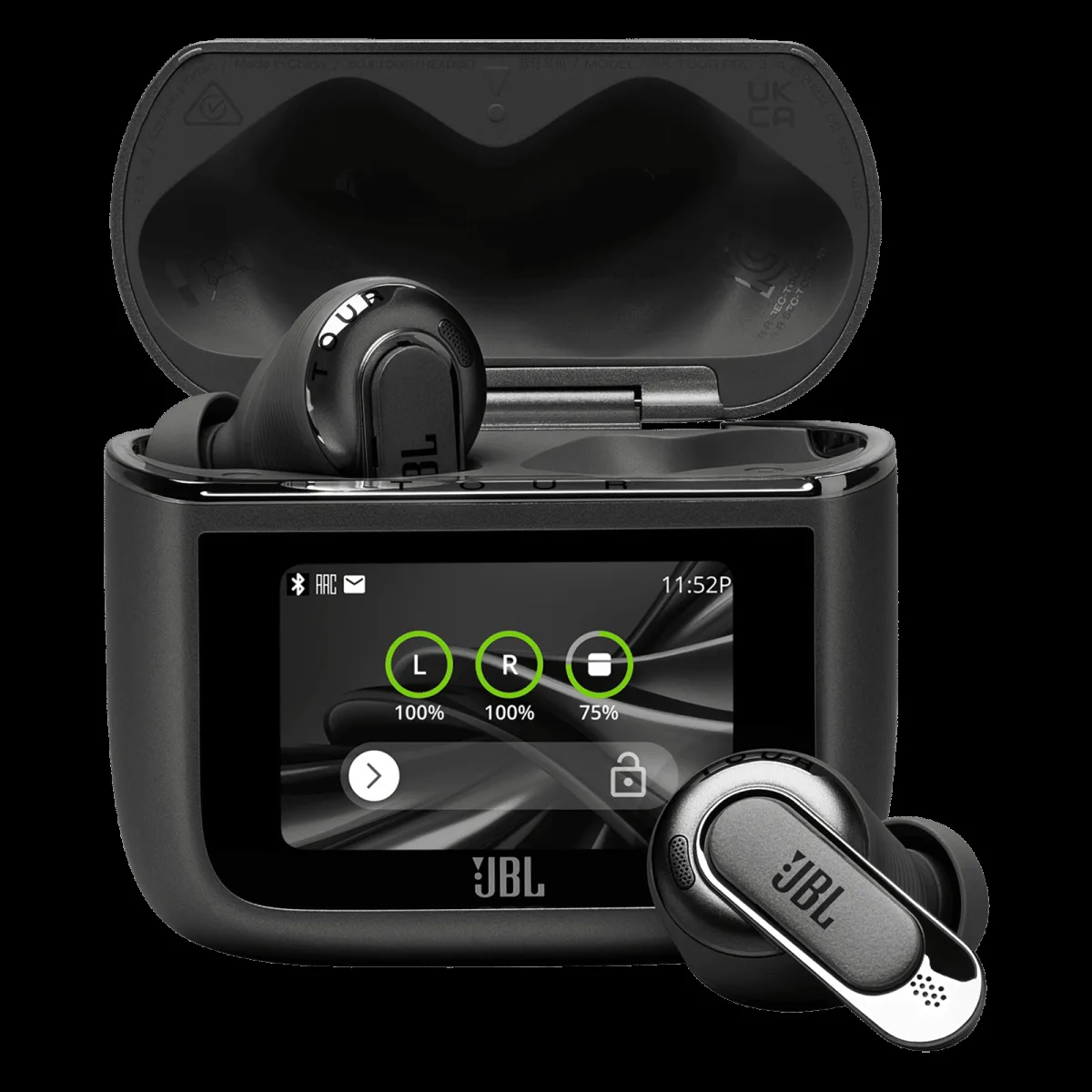JBL Tour Pro 3 TWS Earbuds with True Adaptive Noise Cancellation (IPX55 Water Resistant, Multi-Point Connection, Black)