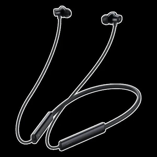 realme Buds Wireless 3 RMA 2119 Neckband with Active Noise Cancellation (IP55 Water & Dust Resistant, Google Fast Pairing, Pure Black)
