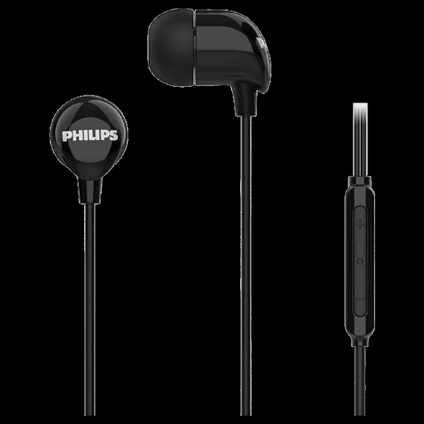 PHILIPS TAE2146 Wired Earphone with Mic (USB Type-C Connector, In Ear, Black)