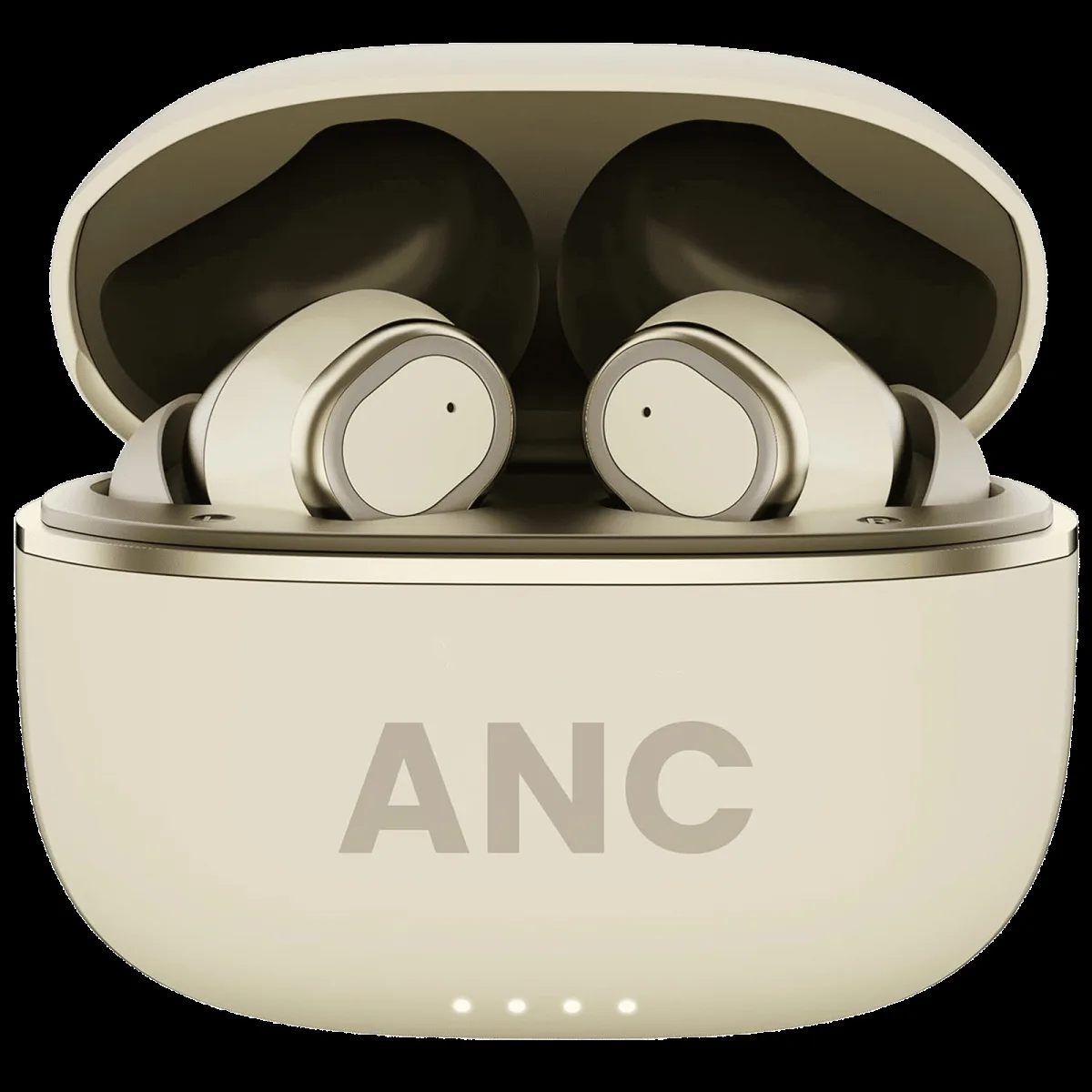 GOBOULT Z40 Ultra TWS Earbuds with Active Noise Cancellation (IPX5 Water Resistant, Dual Device Pairing, Beige)