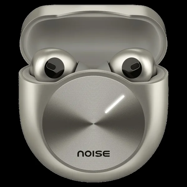 noise Master Buds AUD-HDPHN-MASTERBUDS TWS Earbuds with Adaptive Noise Cancellation (Water Resistant, Immersive Spatial Audio, Titanium)