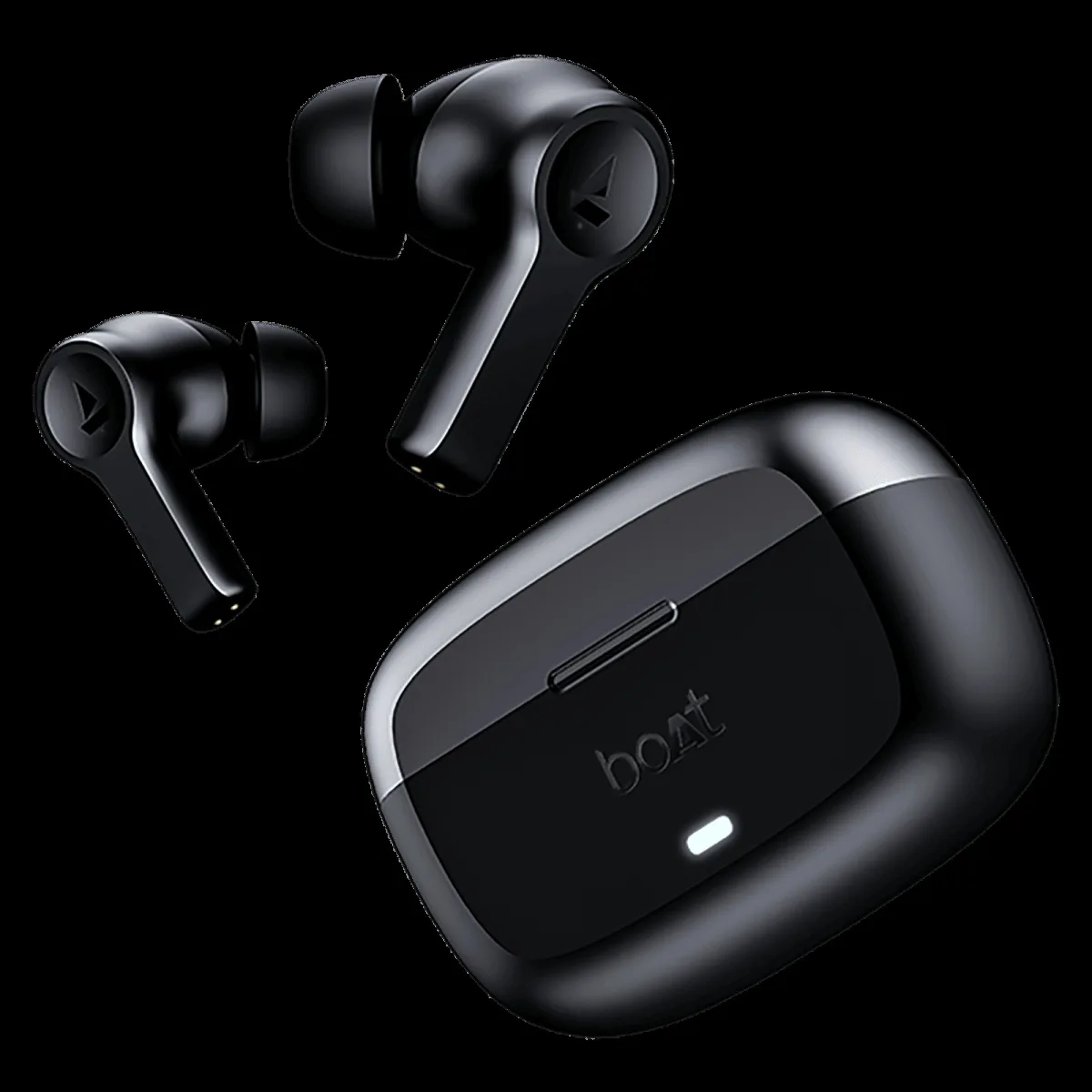 boAt Nirvana Lucid TWS Earbuds with Active Noise Cancellation (IPX5 Water Resistant, ASAP Charge, Gunmetal Black)