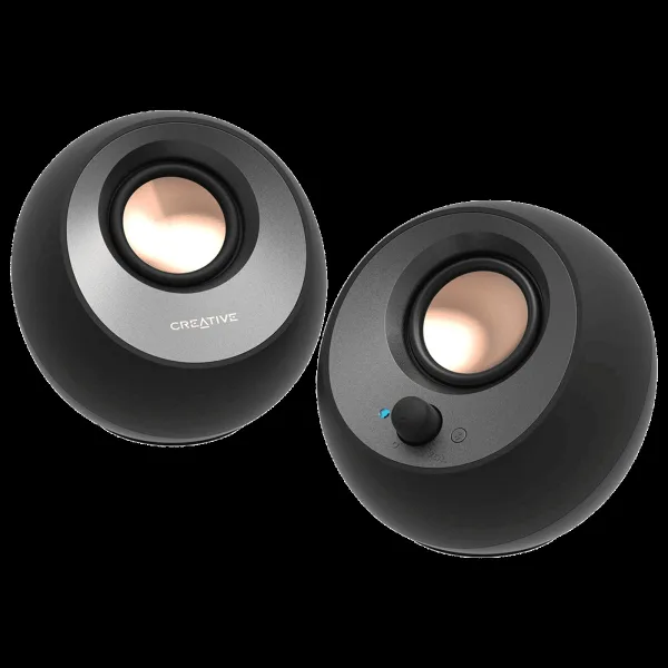 Creative Pebble V3 16W Multimedia Speaker (45 Degree Elevated Drivers, 2.0 Channel, Black)