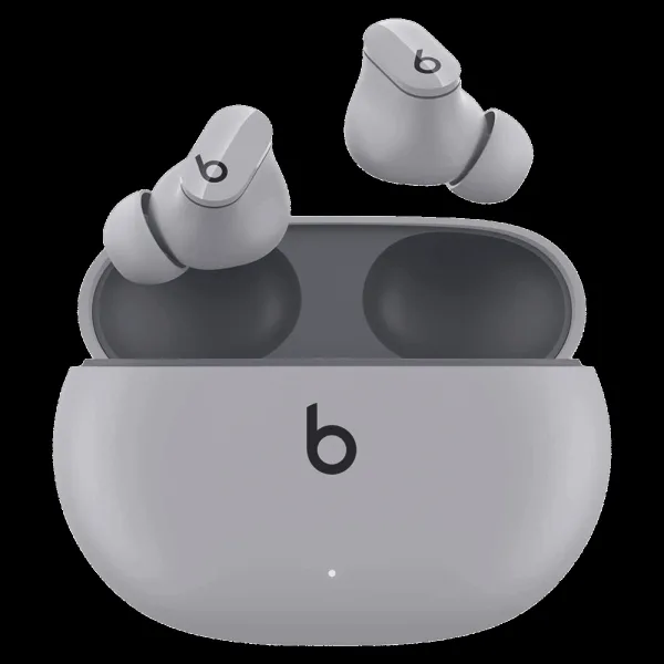 beats Studio Buds MMT93ZM/A TWS Earbuds with Active Noise Cancellation (Water Resistant, Spatial Audio, Moon Gray)