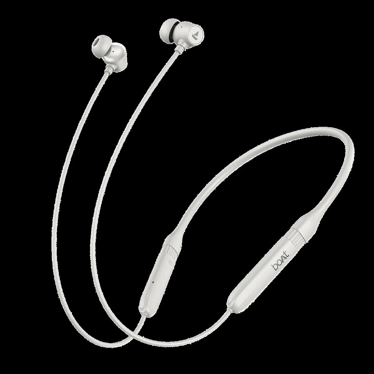 boAt Rockerz Zen PP0057 Neckband with Active Noise Cancellation (IPX5 Splash & Sweat Resistance, 40 Hours Total Playtime, Ivory White)