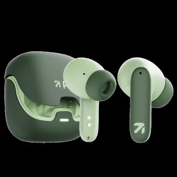 GOBOULT Z40 Pro TWS Earbuds with Environmental Noise Cancellation (IPX5 Water Resistant, Fast Charging, Pro Jungle)
