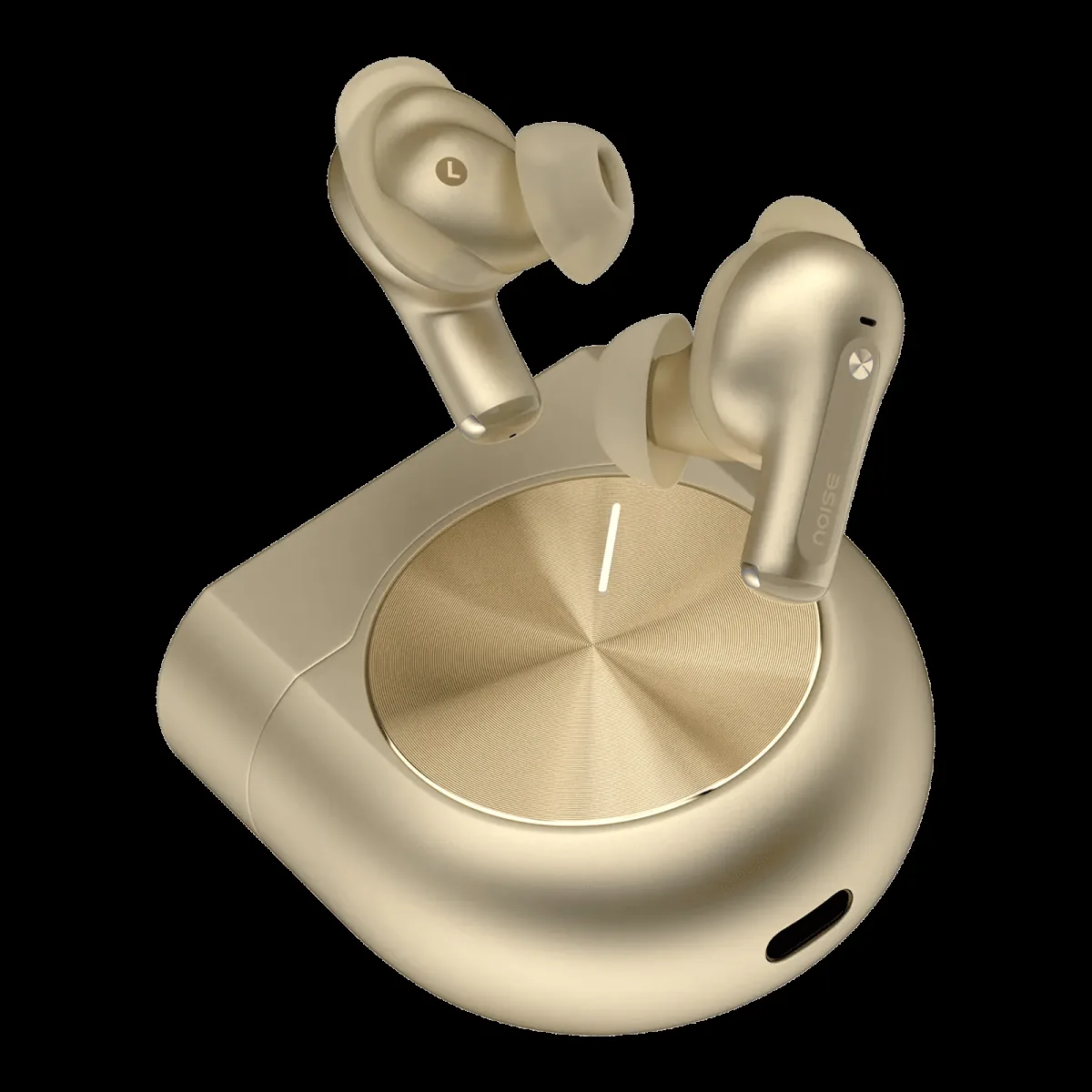Noise Master Buds 2 TWS Earbuds with Adaptive Active Noise Cancellation (IPX5 Water Resistant, 360° Spatial Audio, Aurum)