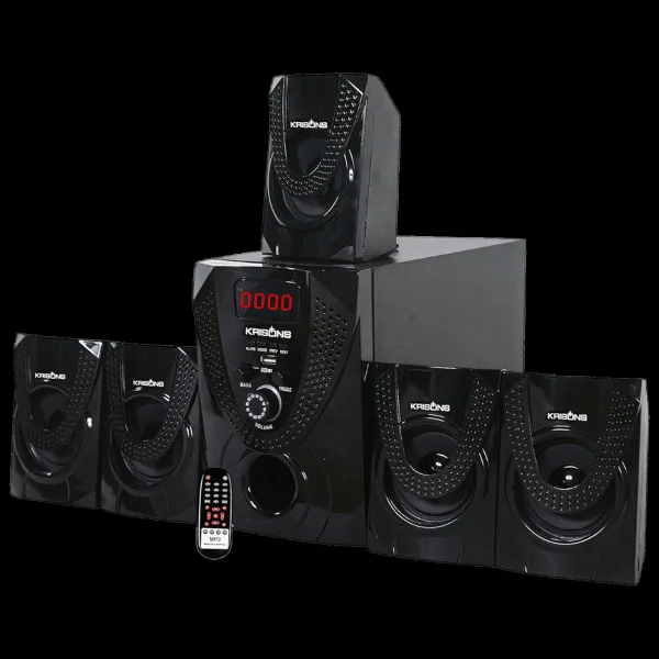 Krisons Nexon 30W Bluetooth Home Theatre with Remote (Deep Bass, 5.1 Channel, Black)