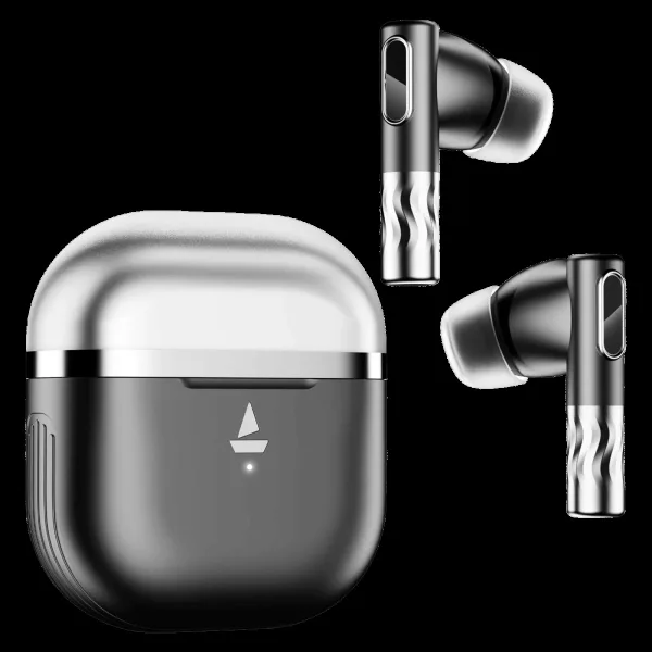boAt Nirvana Zenith TWS Earbuds with Active Noise Cancellation (IPX5 Water Resistant, 50 Hours of Playtime, Mystique Black)