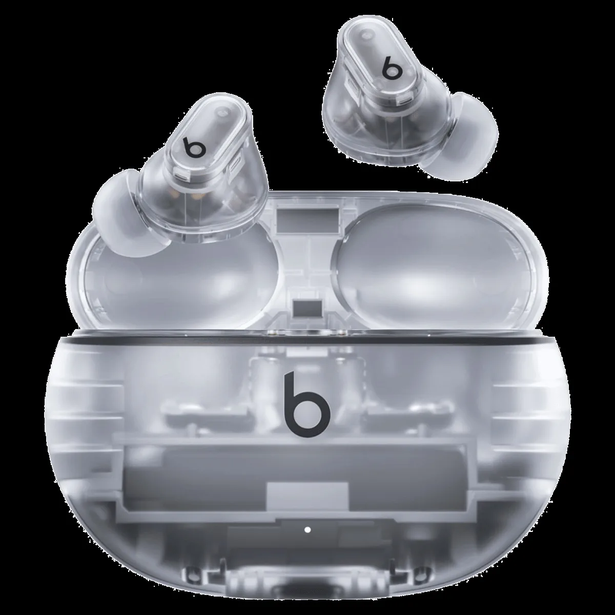 beats Studio Buds Plus TWS Earbuds with Active Noise Cancellation (IPX4 Water & Sweat Resistant, Siri Voice Assistant, Transparent)