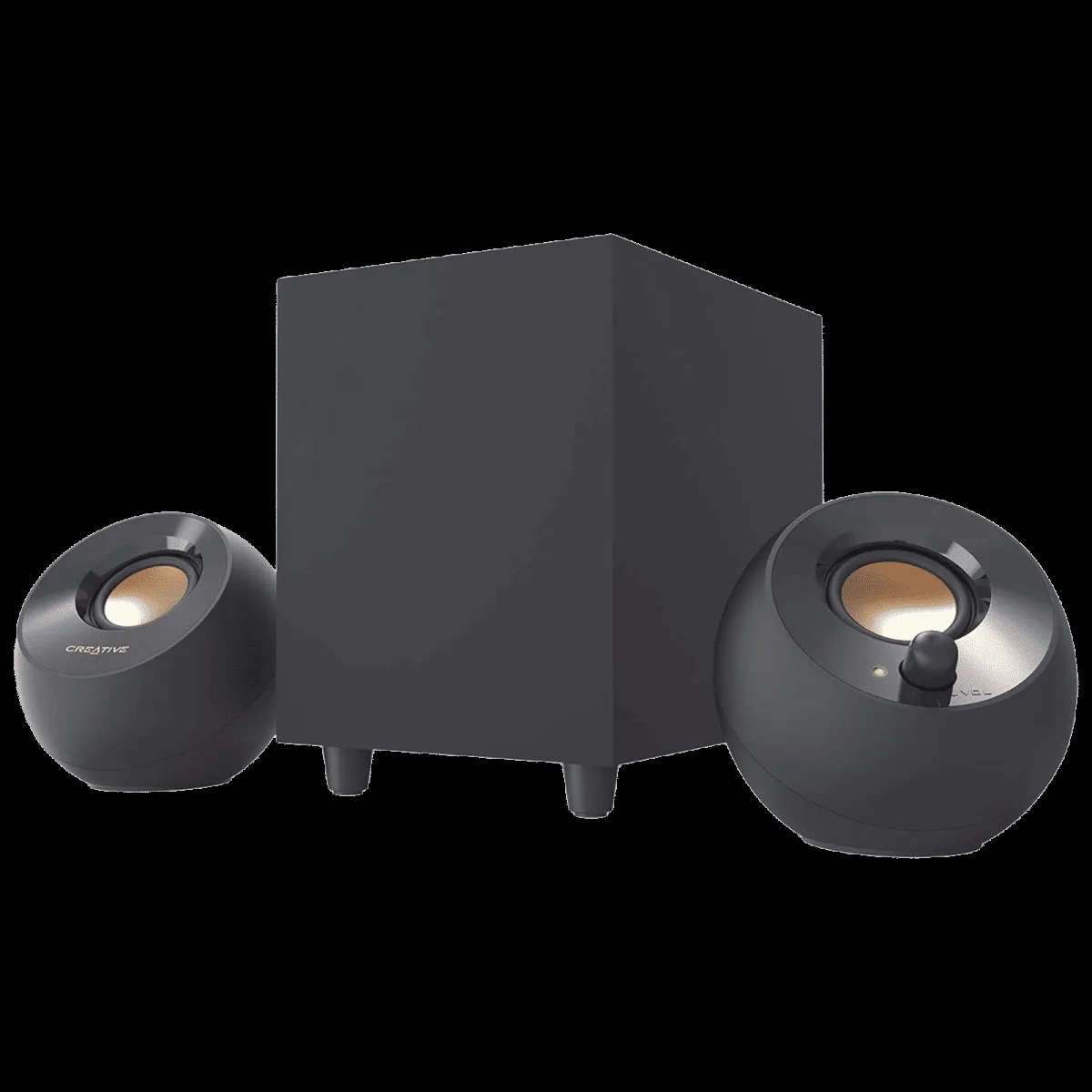 Creative Pebble Plus 16W Multimedia Speaker (45 Degree Elevated Drivers, 2.1 Channel, Black)