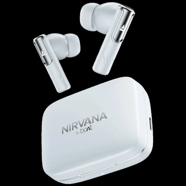 boAt Nirvana Ivy TWS Earbuds with Active Noise Cancellation (IPX5 Sweat Resistant, 360 Degree Spatial Audio, Quartz Cyan)