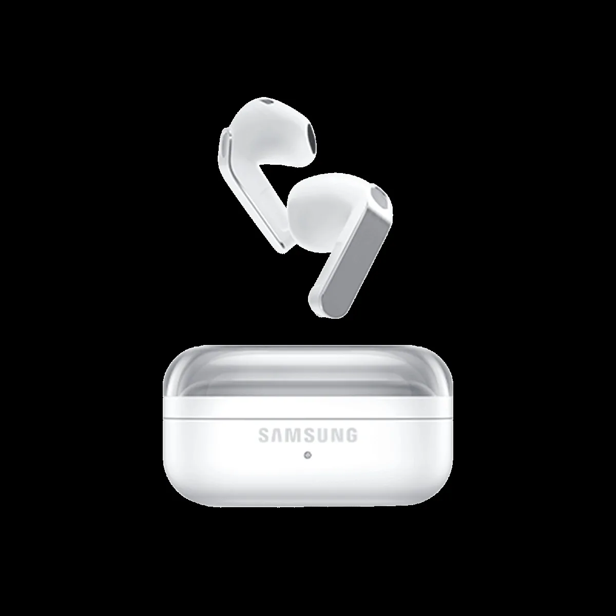 Samsung Galaxy Buds4 SM-R540NZWA TWS Earbuds with Active Noise Cancellation (360 Audio with Head Tracking, White)