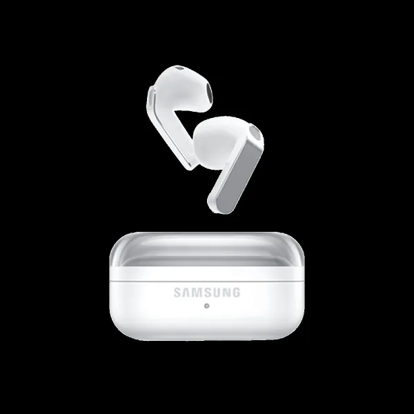 Samsung Galaxy Buds4 SM-R540NZWA TWS Earbuds with Active Noise Cancellation (360 Audio with Head Tracking, White)
