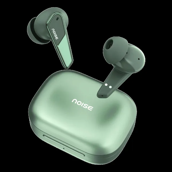 Noise Buds N1 Pro AUDHDPHNBUDSN1GRN TWS Earbuds with Active Noise Cancellation (IPX5 Water Resistant, Instacharge, Chrome Green)