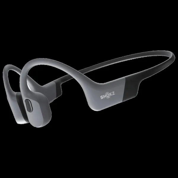 SHOKZ OpenSwim Pro Bone Conduction Bluetooth Headphone with Environmental Noise Cancellation (IP68 Waterproof, Built For Swimming, Grey)