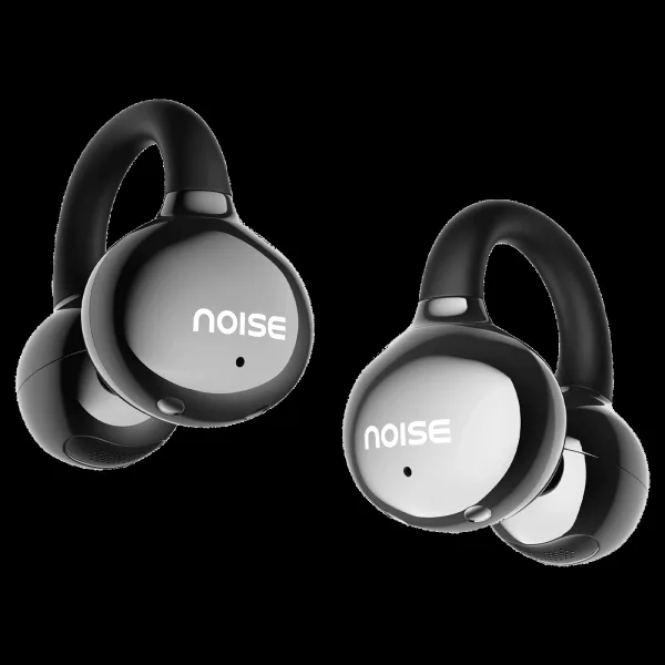 noise Air Clips TWS Earbuds with Environmental Noise Cancellation (IPX5 Water Resistant, AirWave Technology, Pearl Black)