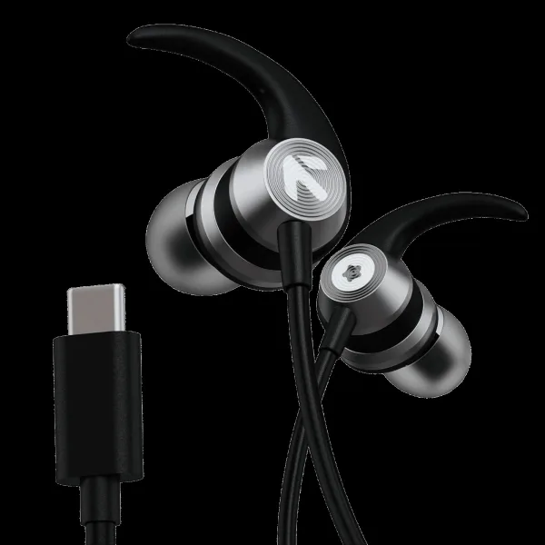 GOBOULT X1 Pro Wired Earphone with Mic (USB Type-C Connector, In Ear, Black)