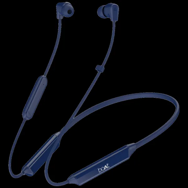 boAt Rockerz Trinity Neckband (IPX5 Water Resistant, Upto 150 Hours Playback, Just Blue)