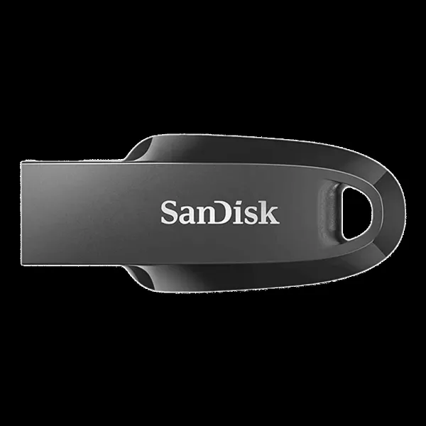 SanDisk Ultra Curve 128GB USB (3.2) Pen Drive (Compact Design, Black)