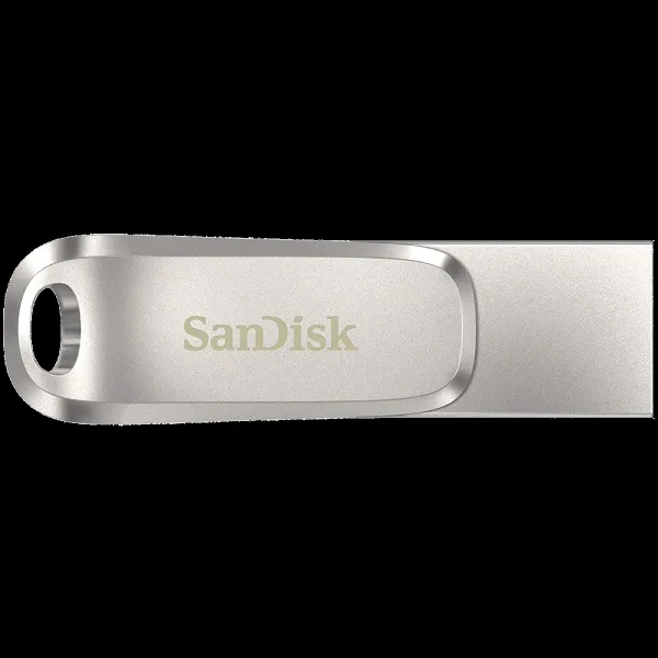 SanDisk Ultra Dual Drive Luxe 32GB USB Type A (3.2), USB Type C (3.2) OTG Pen Drive (Swivel Design to Protect Connectors, Silver)