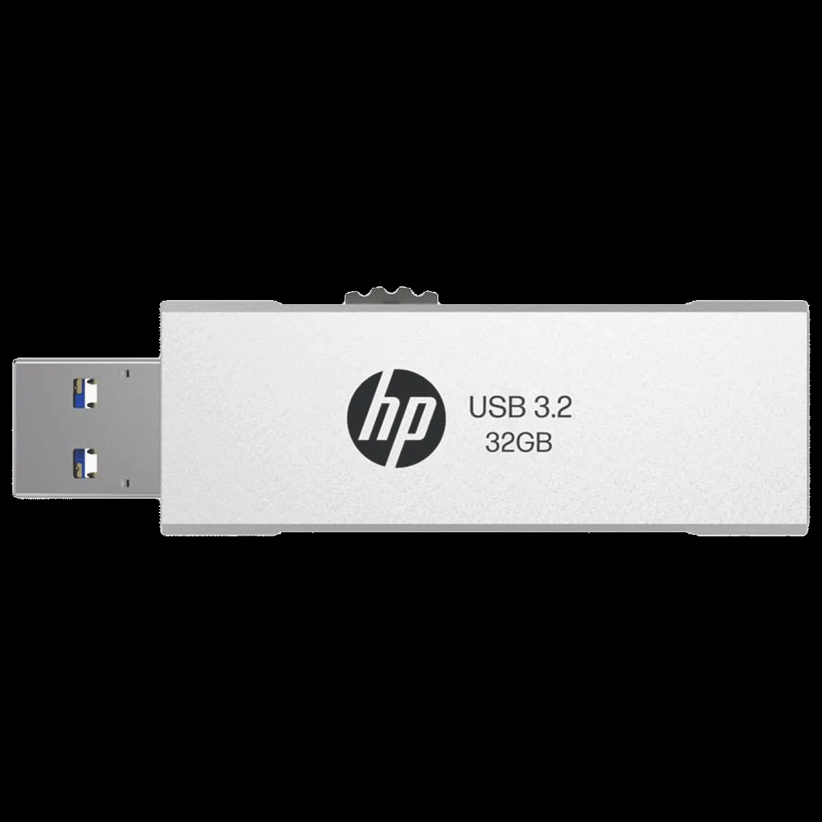HP 818w 32GB USB Type-A (3.2) Pen Drive (Integrated Key Ring Loop, Silver)