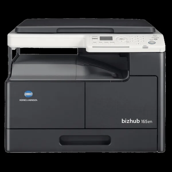 KONICA bizhub 165en Multi Function Monochrome Laser Printer with Simitri HD Toner (LED Status Display, Black)