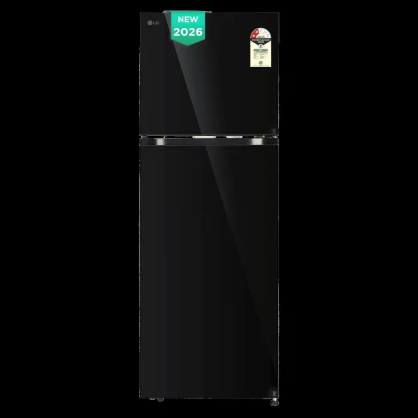 LG 343 Litres 2 Star Frost Free Double Door Convertible Refrigerator with Smart Inverter Compressor (GLT3426SNBM, Black Mirror) (2026 Model)