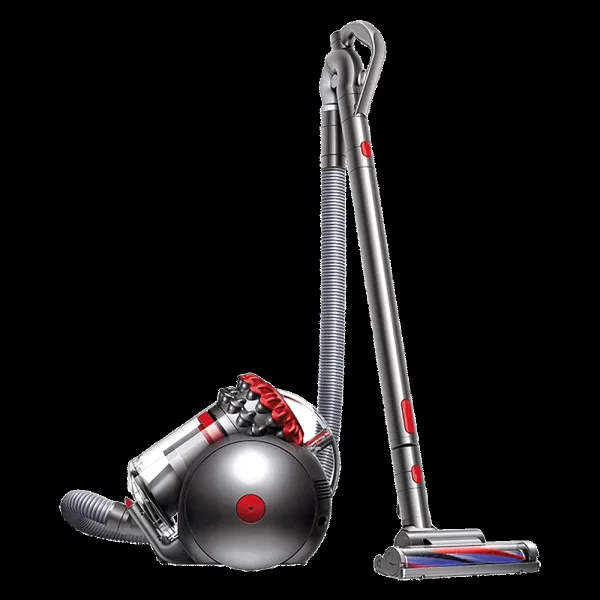 dyson Big Ball Dry Vacuum Cleaner with Radial Root Cyclone Technology (360 Degree Articulation, Silver & Red)