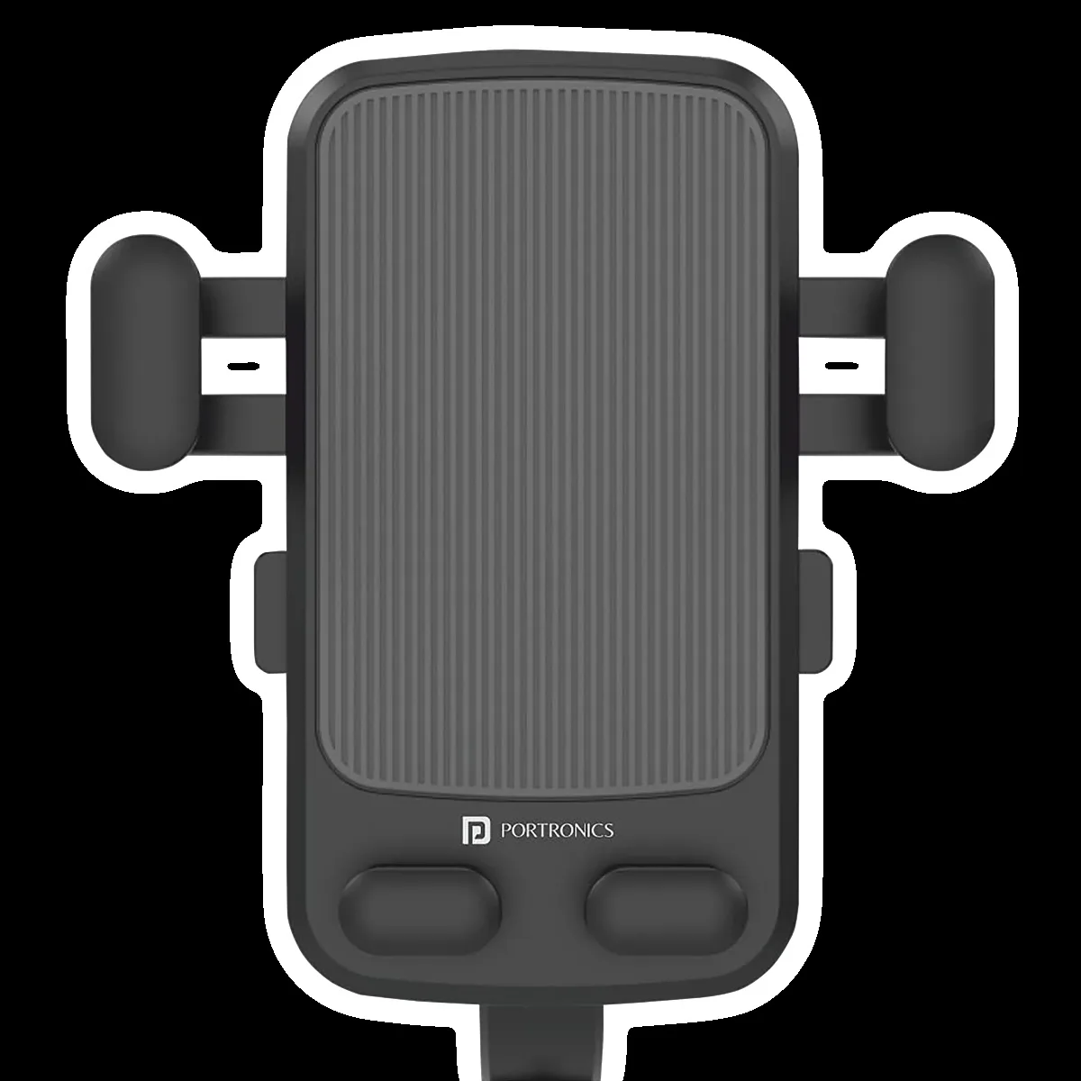 PORTRONICS Mobike II Bike Mobile Holder (Steady Locking, POR-1306, Grey)