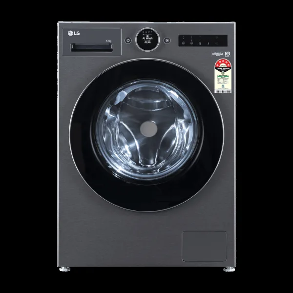 LG 12 kg 5 Star Wi-Fi Inverter Fully Automatic Front Load Washing Machine (VX Series, FX1412A9K, AI Direct Drive 2.0, Essence Black)