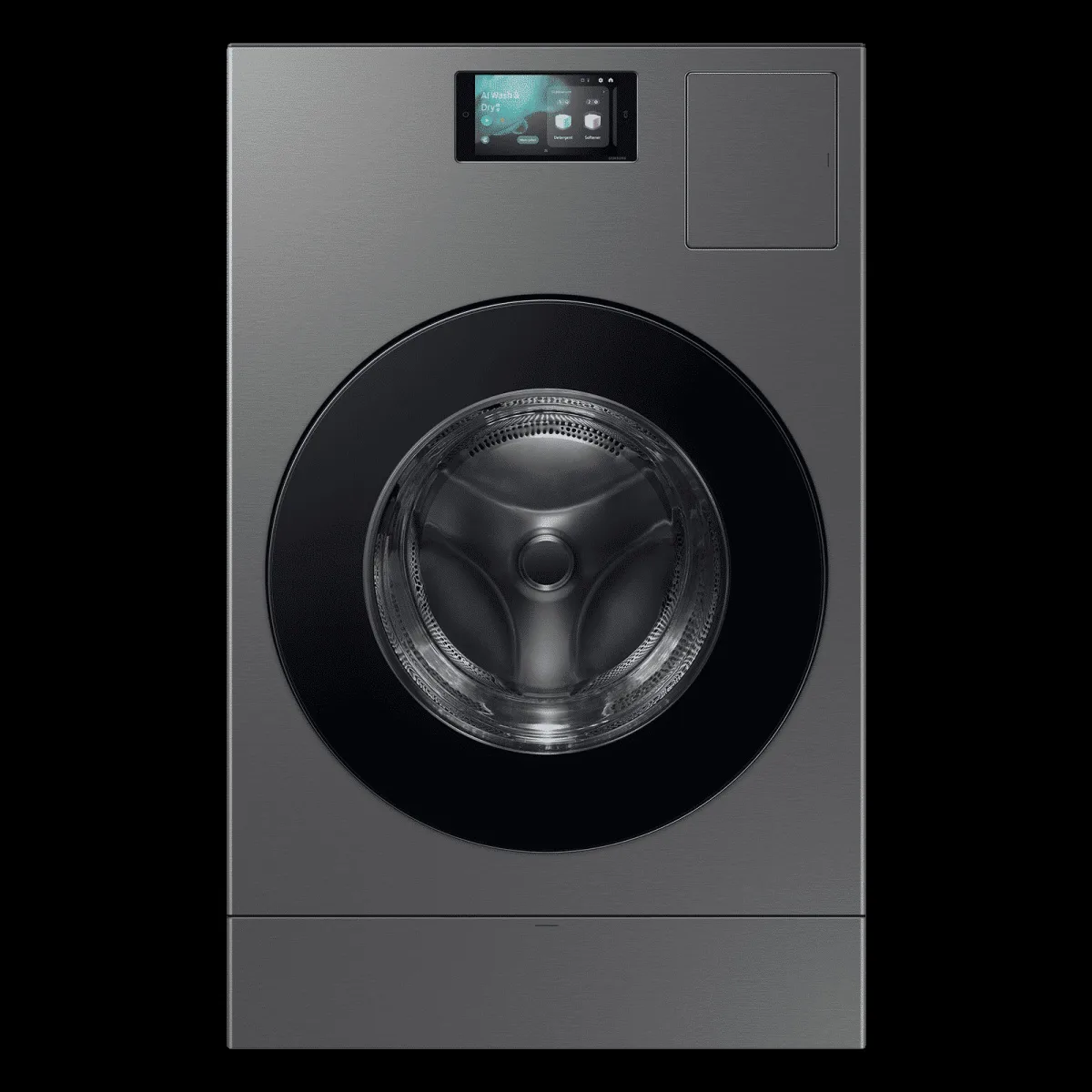 SAMSUNG 25 kg Wi-Fi Inverter Fully Automatic Front Washer Dryer (WD25DB8995BZTL, Heat Pump Technology, Dark Silver)