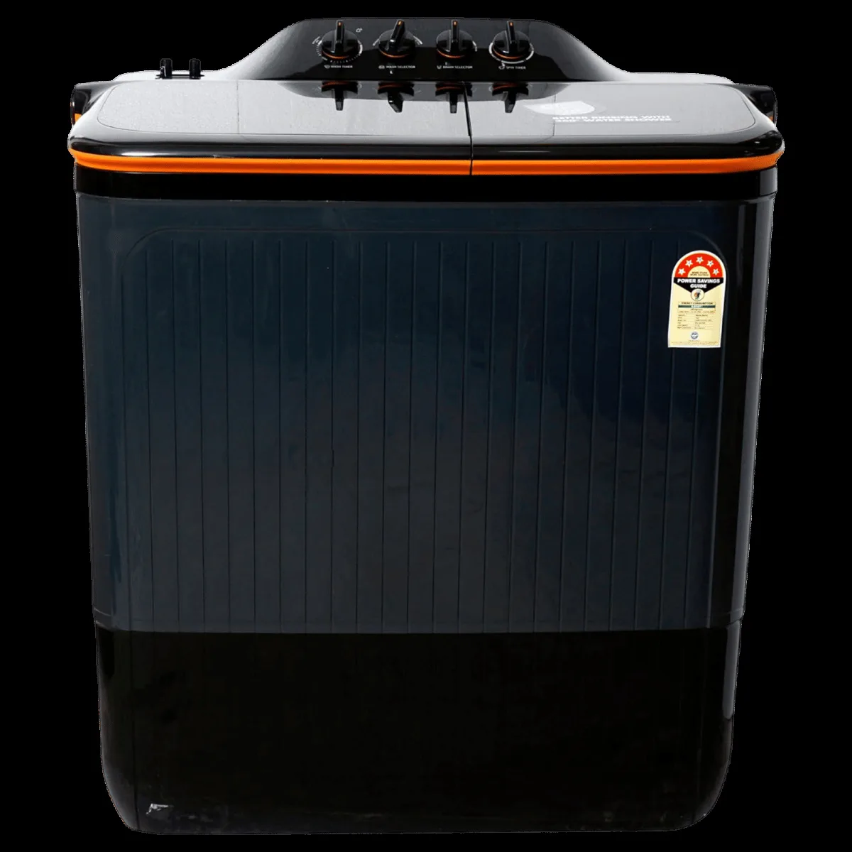 LLOYD 12 kg 5 Star Semi Automatic Washing Machine with Electro-Mechanical Wash Timer (Elante Pluss, GLWS125EPHVG, Dark Grey)