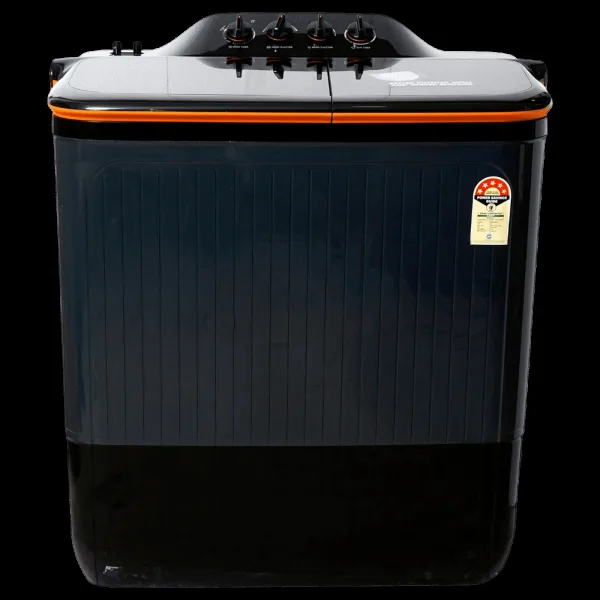 LLOYD 12 kg 5 Star Semi Automatic Washing Machine with Electro-Mechanical Wash Timer (Elante Pluss, GLWS125EPHVG, Dark Grey)