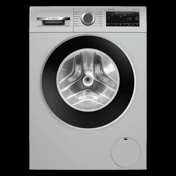 Bosch 12/7 kg Fully Automatic Front Load Washer Dryer (Series 6, WNA2740SIN, EcoSilence Drive, Silver)