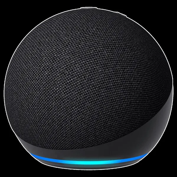 amazon Echo Dot (5th Gen) with Built-in Alexa Smart Wi-Fi Speaker (Ambient Temperature Sensor, Black)