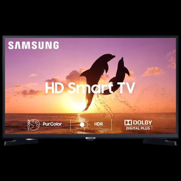 SAMSUNG T4380A Series 80 cm (32 inch) 2 Star HD Ready LED Smart Tizen TV with PurColor (2022 model)