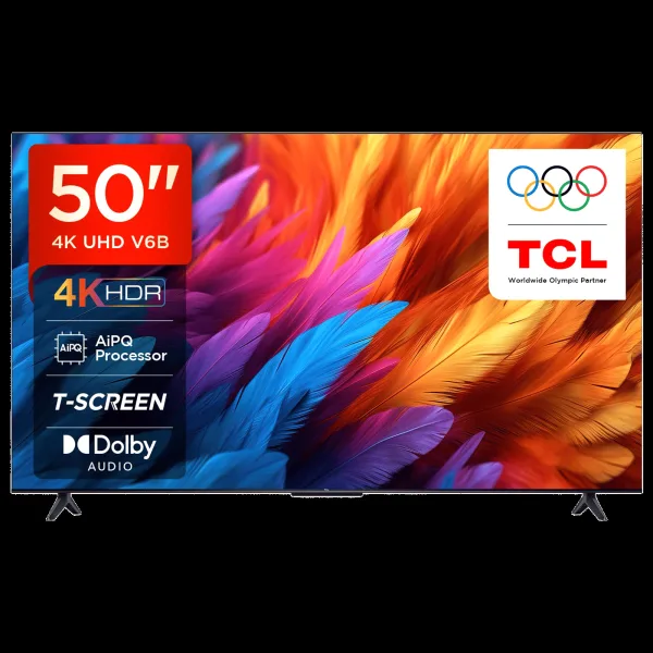 TCL V6B 127 cm (50 inch) 4 Star 4K Ultra HD LED Google TV with Dynamic Colour Enhancement