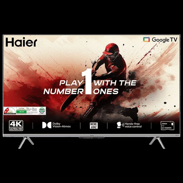 Haier P7 Series 109 cm (43 inch) 2 Star 4K Ultra HD LED Smart Smart Google TV with Dolby Vision & Dolby Atmos (2024 model)