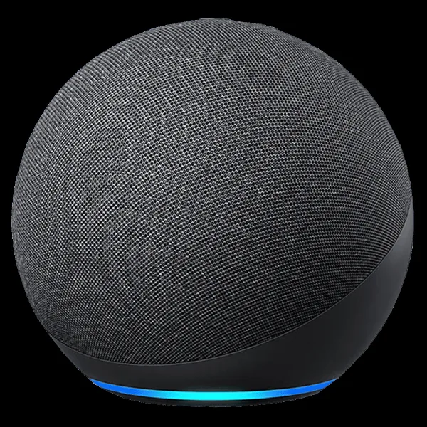 amazon Echo (4th Gen) with Built-in Alexa Smart Wi-Fi Speaker (Controls Smart Devices, Black)