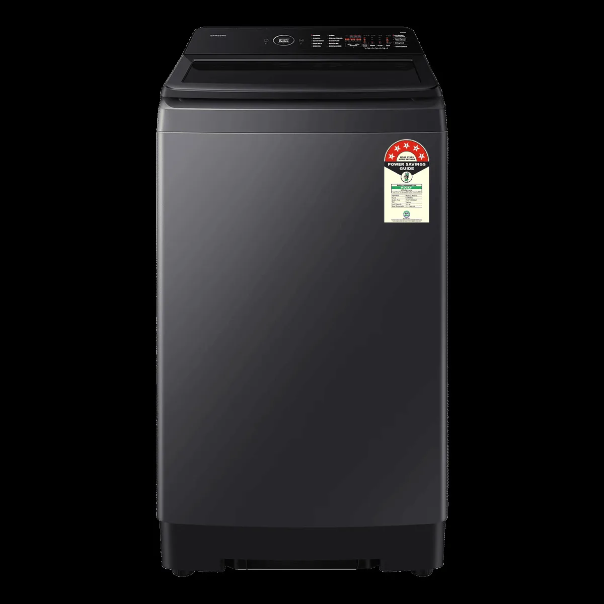SAMSUNG 10 kg 5 Star Wi-Fi Inverter Fully Automatic Top Load Washing Machine (WA80F10S2BTL, AI VRT+ Technology, Black Caviar)