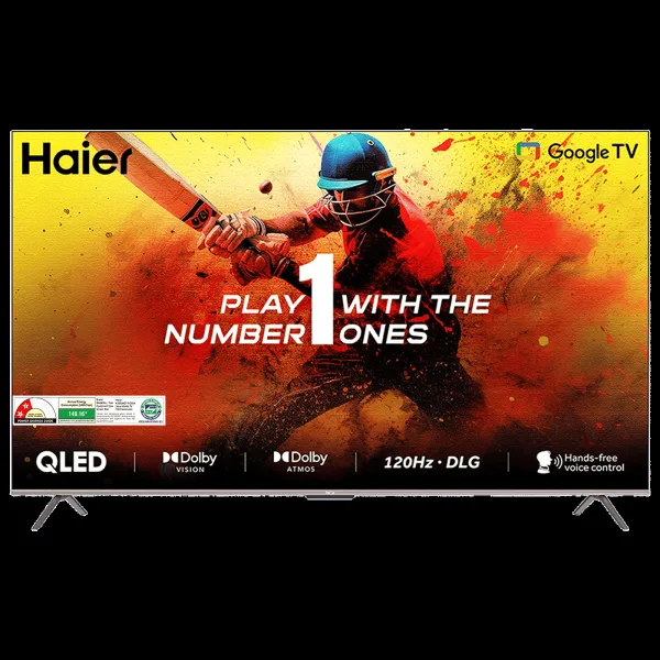 Haier S800QT 109 cm (43 inch) 2 Star 4K Ultra HD QLED Smart Google TV with Dolby Vision & Dolby Atmos (2024 model)