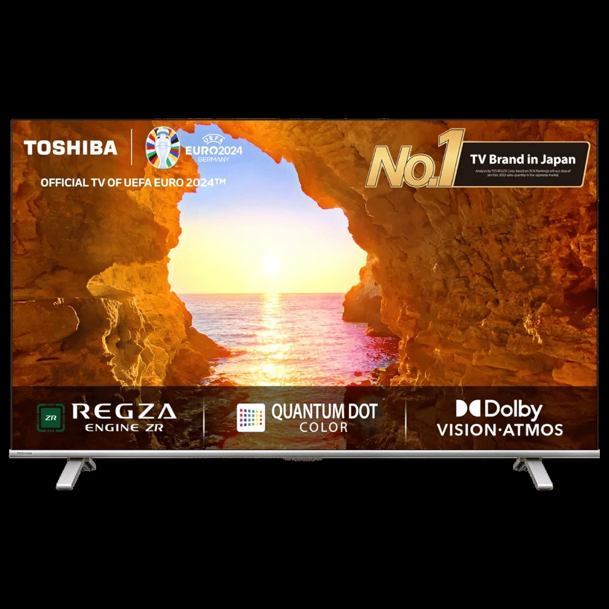 TOSHIBA C450 140 cm (55 inch) 3 Star 4K Ultra HD QLED VIDAA TV with Dolby Vision and Dolby Atmos (2024 model)