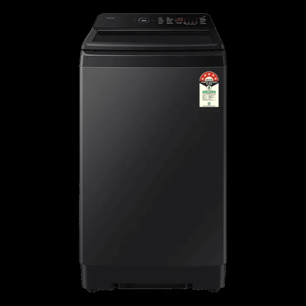 SAMSUNG 8 kg 5 Star Wi-Fi Inverter Fully Automatic Top Load Washing Machine (WA80F08H2BTL, AI VRT+ Technology, Black Caviar)