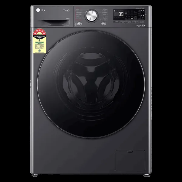 LG 13 kg 5 Star Wi-Fi Inverter Fully Automatic Front Load Washing Machine (FHP1413Z7M, AI Direct Drive, Middle Black)