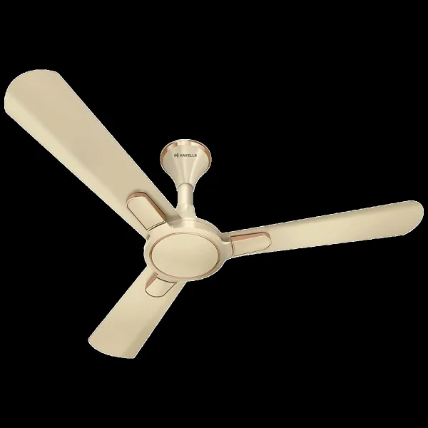 HAVELLS Bianca 5 Star 1200mm 3 Blade BLDC Motor Ceiling Fan with Remote (High Air Thrust, Gold Mist)